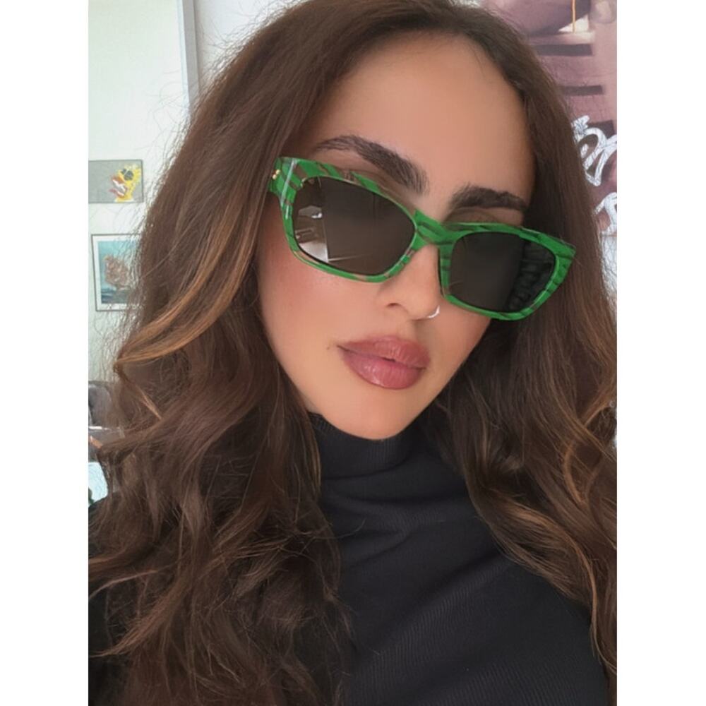 NEW Bottega Veneta BV1143S Green Unisex Sunglasses